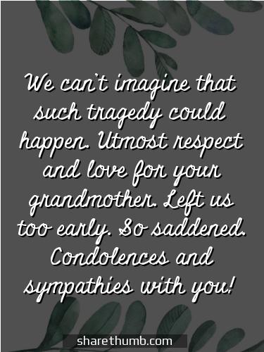 condolence message for my grandfather